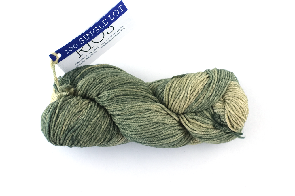 Malabrigo Rios sample sale, straw green, Merino Wool Worsted Weight Knitting Yarn, single lot sale by Red Beauty Textiles