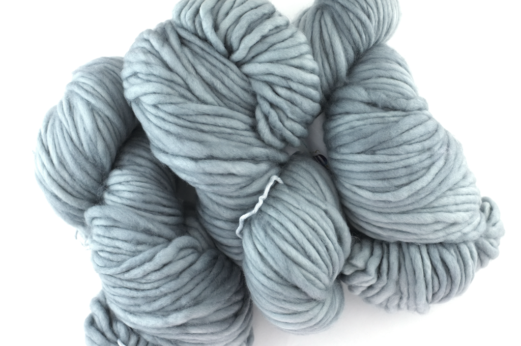 Savvy super bulky weight, color Gray Tabby 003, semi-solid gray Dream in Color yarn - Red Beauty Textiles