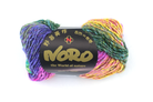 Noro Silk Garden Color 87, Silk Mohair Wool Aran Weight Knitting Yarn, rainbow pinks, reds, green, yellow by Red Beauty Textiles