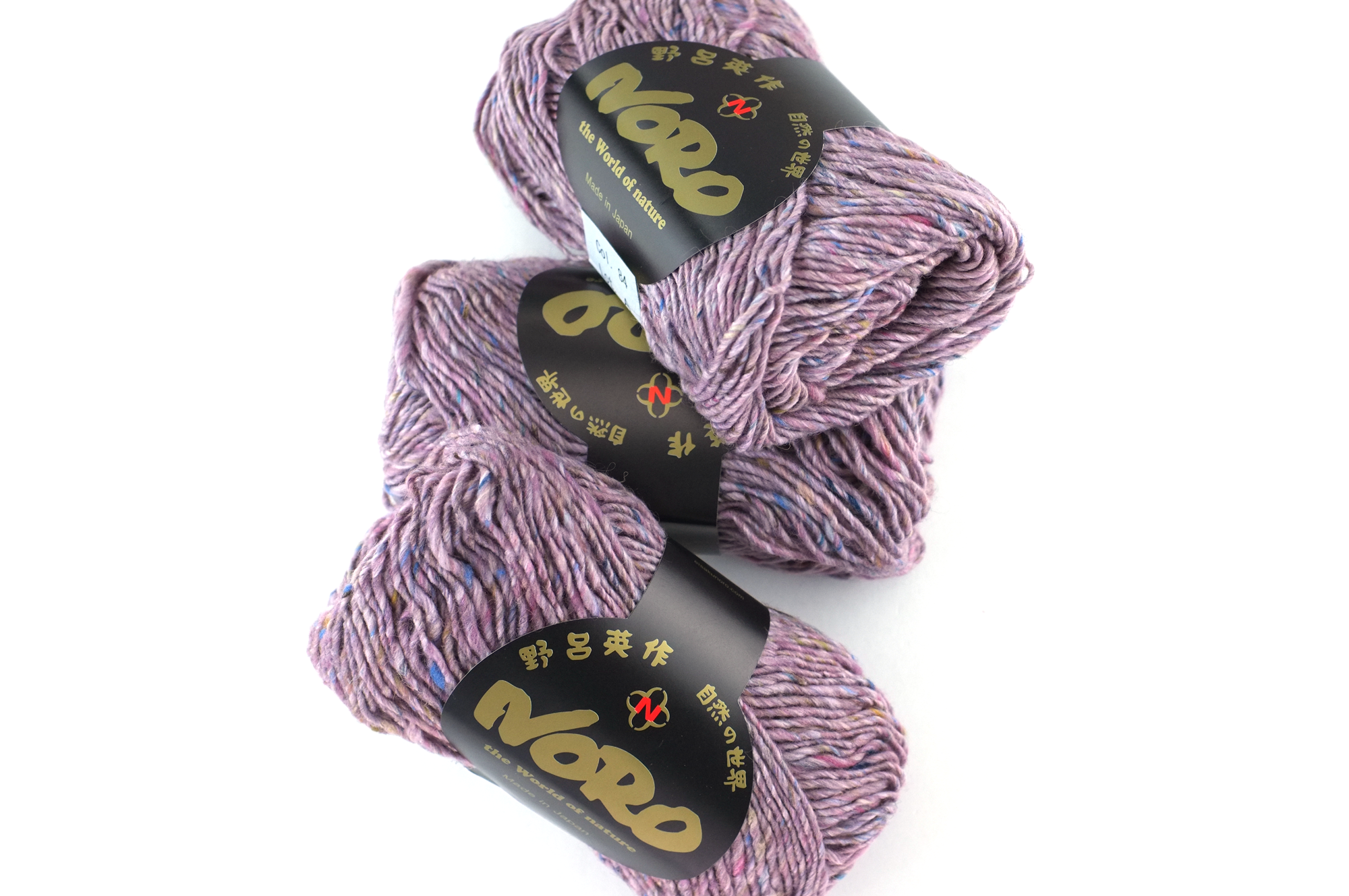 Noro Silk Garden Solo Color 84 Uda, Silk Mohair Wool Aran Weight Knitting Yarn, lilac-pink semi-solid by Red Beauty Textiles