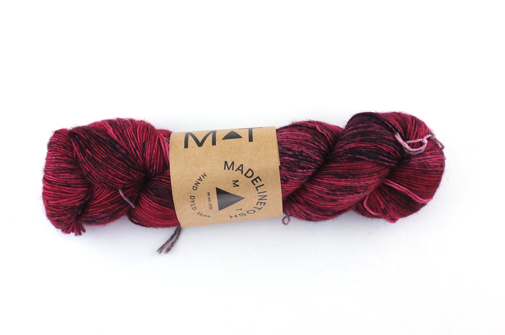 Tosh Merino Light, Madonna, dark reds, superwash fingering yarn by Red Beauty Textiles