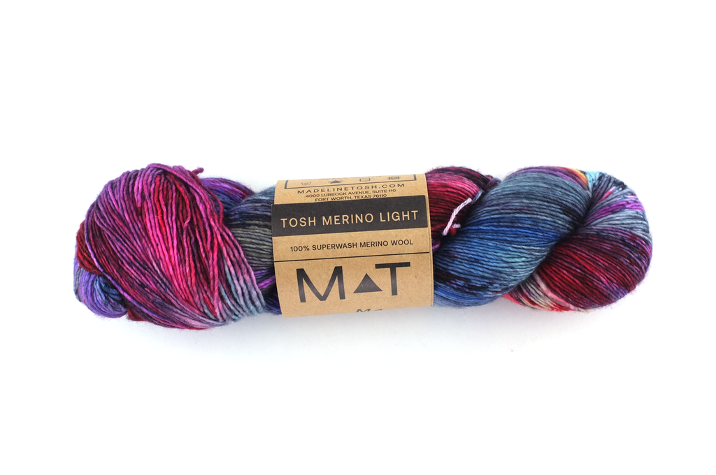 Tosh Merino Light, You Do You, purple, pink, superwash fingering yarn by Red Beauty Textiles