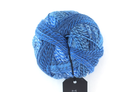 Crazy Zauberball, self striping sock yarn, color 2438, Indigo, fingering weight yarn, blue shades by Red Beauty Textiles