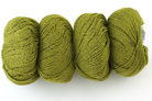 Hempathy no 108, Olive, hemp, cotton, modal, medium olive heather, linen-like DK weight knitting yarn by Red Beauty Textiles