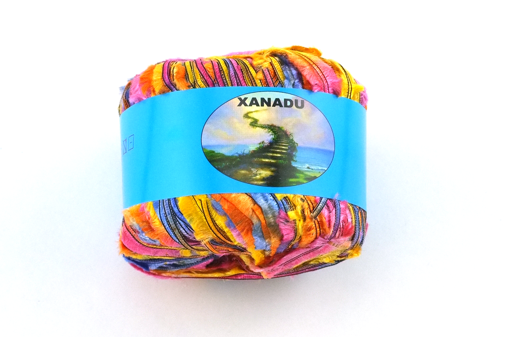 Xanadu party colored tape yarn