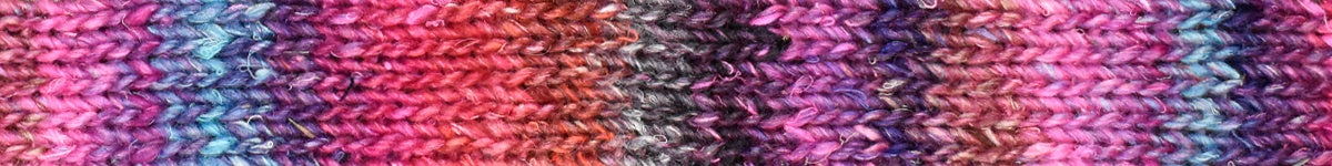 Noro Silk Garden Lite Color 2093, DK Weight, Silk Mohair Wool Knitting Yarn, red, orange, gray by Red Beauty Textiles