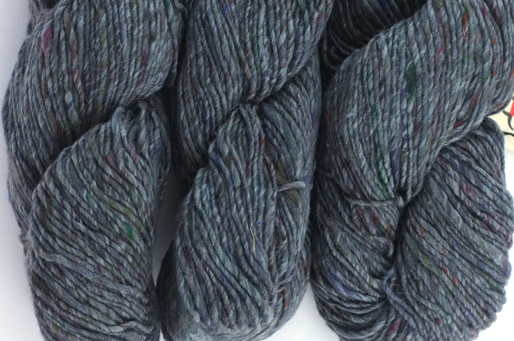Noro Madara Color 17, wool silk alpaca worsted weight knitting yarn, dark gray tweed by Red Beauty Textiles