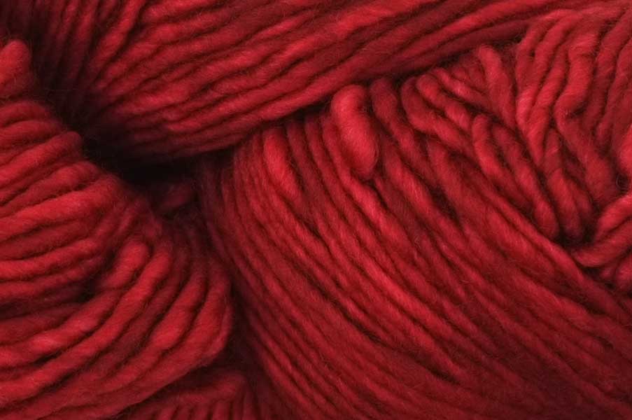 Malabrigo Worsted in color Ravelry Red, #611, Merino Wool Aran Weight Knitting Yarn, classic red - Red Beauty Textiles