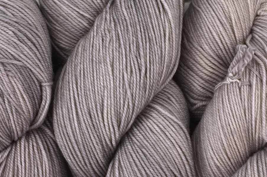 Malabrigo Sock in color Pearl, Fingering Weight Merino Wool Knitting Yarn, pale gray, #036 - Red Beauty Textiles