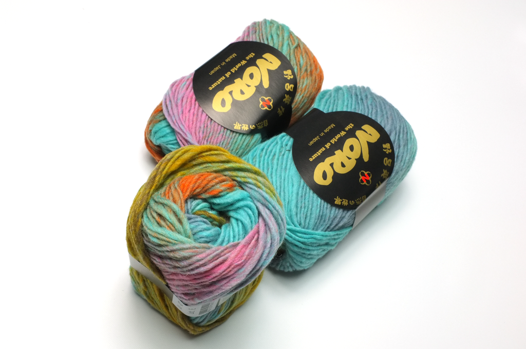 Noro Kureyon Color 421, Worsted Weight 100% Wool Knitting Yarn, pastels plus by Red Beauty Textiles
