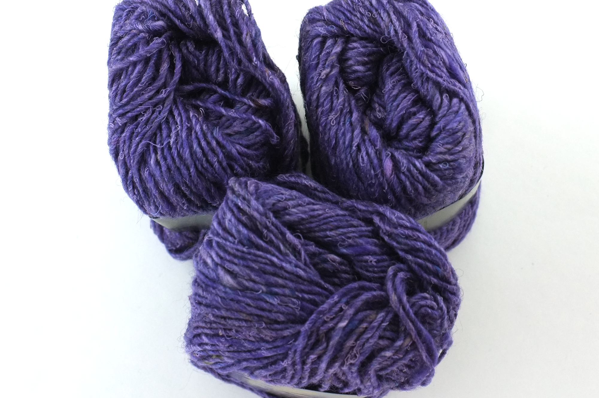 Noro Silk Garden Solo Color 43 Numata, Silk Mohair Wool Aran Weight Knitting Yarn, purple semi-solid by Red Beauty Textiles