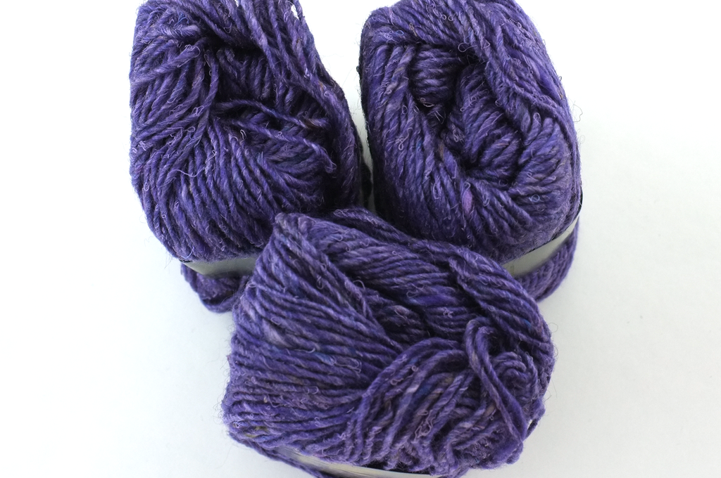 Noro Silk Garden Solo Color 43 Numata, Silk Mohair Wool Aran Weight Knitting Yarn, purple semi-solid by Red Beauty Textiles