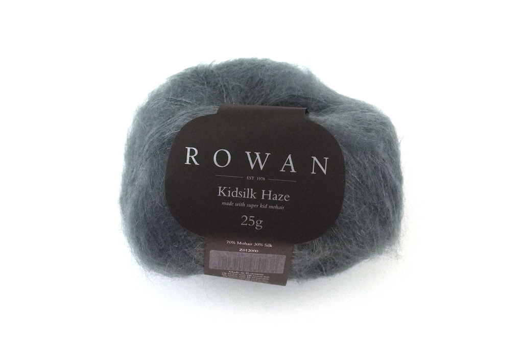 Rowan Kidsilk Haze, Anthracite #639, dark gray, mohair/silk laceweight yarn - Red Beauty Textiles