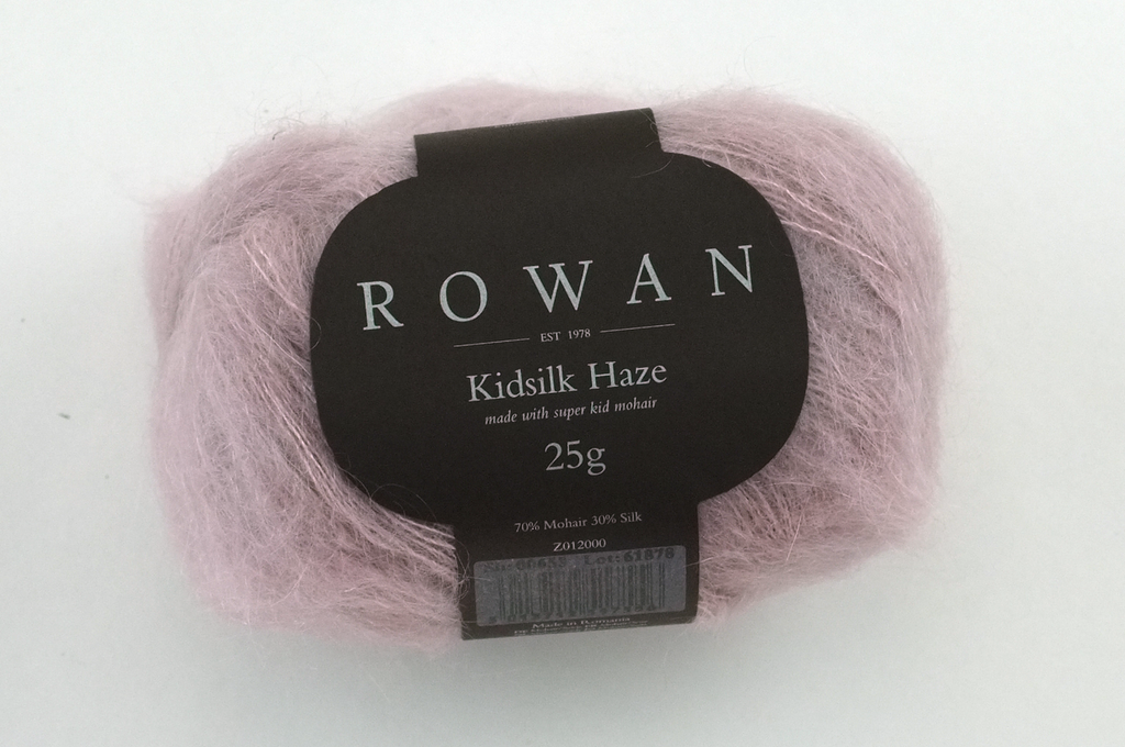 Rowan Kidsilk Haze, Shadow #653, ashes of roses, mohair/silk laceweight yarn - Red Beauty Textiles