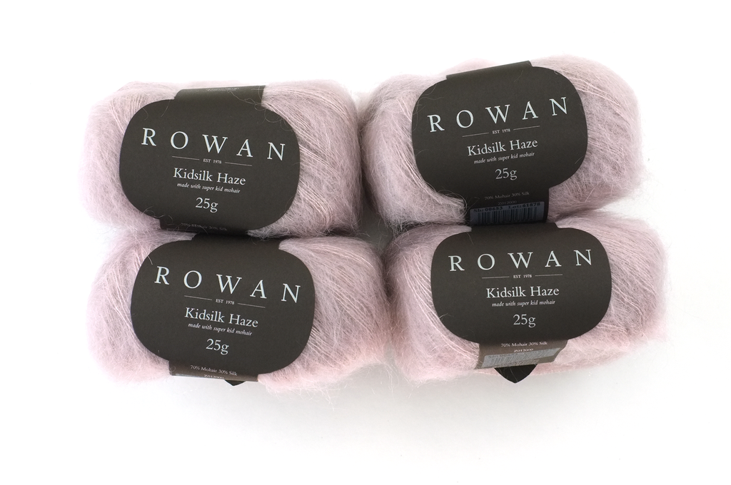Rowan Kidsilk Haze, Shadow #653, ashes of roses, mohair/silk laceweight yarn - Red Beauty Textiles