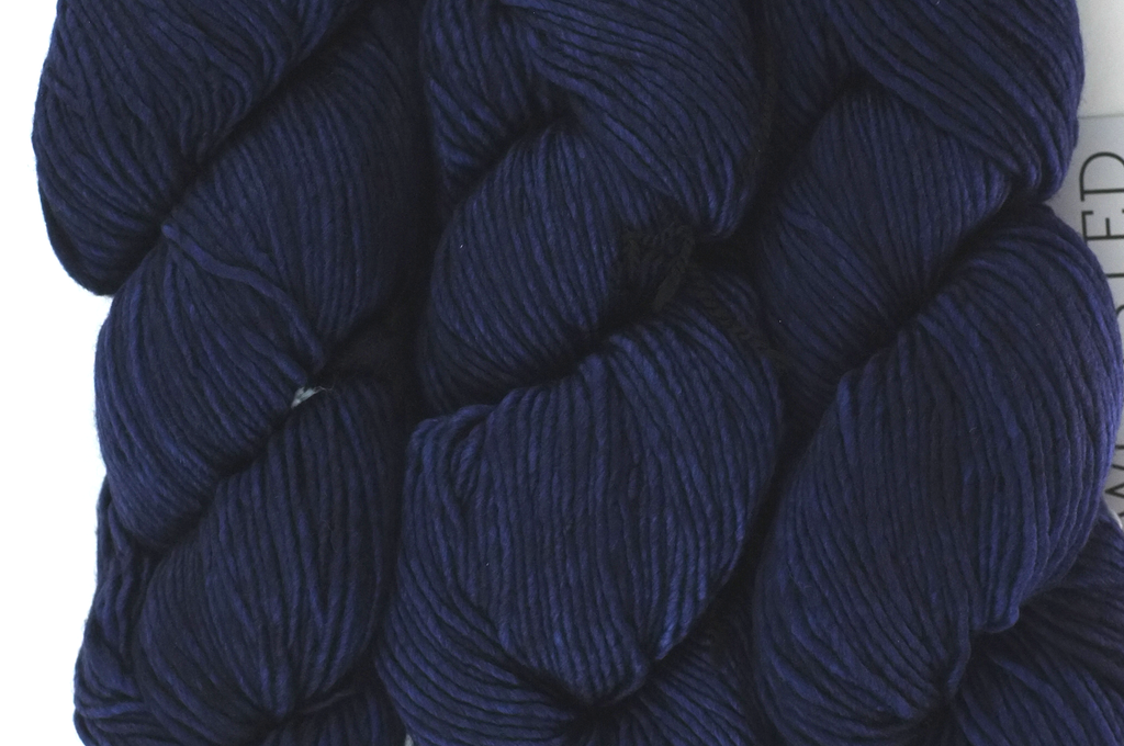Malabrigo Worsted in color Marine, #062, Merino Wool Aran Weight Knitting Yarn, darkest blue - Red Beauty Textiles