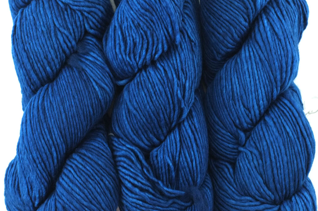Malabrigo Worsted in color Tuareg, #098, Merino Wool Aran Weight Knitting Yarn, classic blue - Red Beauty Textiles