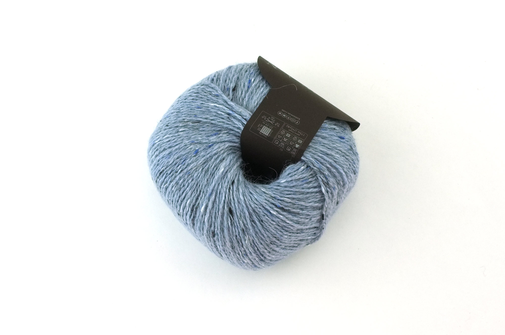 Rowan Felted Tweed Scree 165, palest ice blue, merino, alpaca, viscose knitting yarn by Red Beauty Textiles