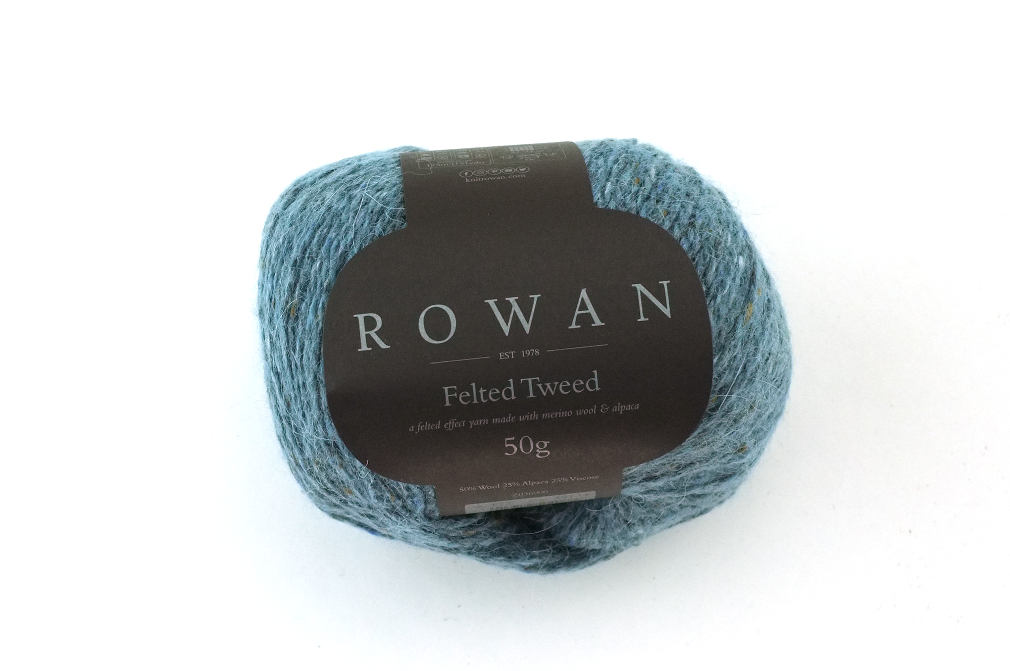 Rowan Felted Tweed Duck Egg 173, light blue, merino, alpaca, viscose knitting yarn by Red Beauty Textiles