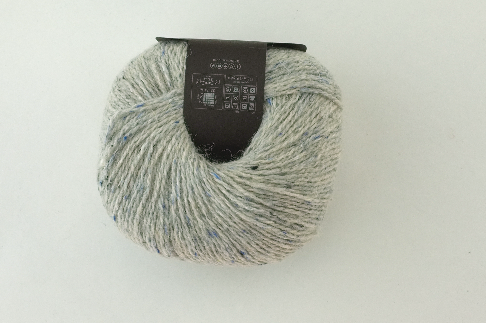 Rowan Felted Tweed Clay 177, light tweedy warmer gray, merino, alpaca, viscose knitting yarn by Red Beauty Textiles