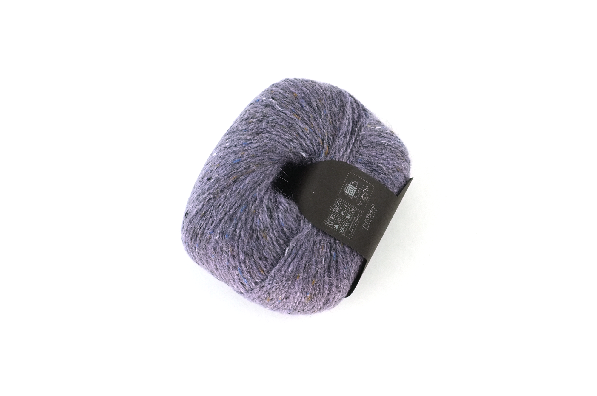 Rowan Felted Tweed Amethyst 192, true medium purple, merino, alpaca, viscose knitting yarn by Red Beauty Textiles