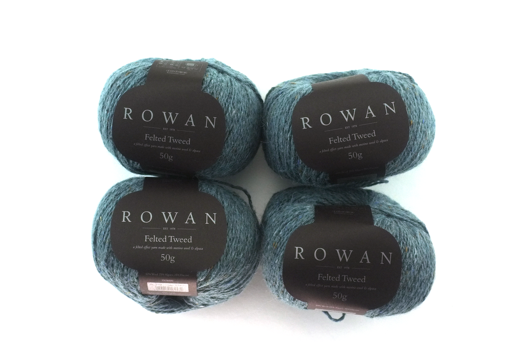 Rowan Felted Tweed DK weight, col Delft 194, royal delft blue merino, alpaca, viscose knitting yarn by Red Beauty Textiles