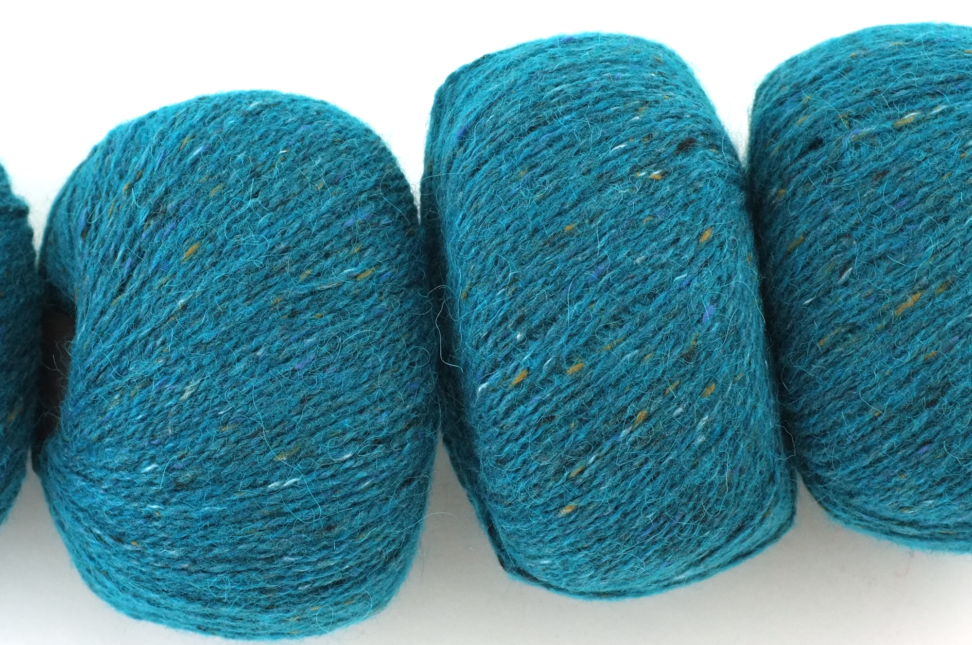 Rowan Felted Tweed Turquoise 202, deepest teal turquoise, merino, alpaca, viscose knitting yarn by Red Beauty Textiles