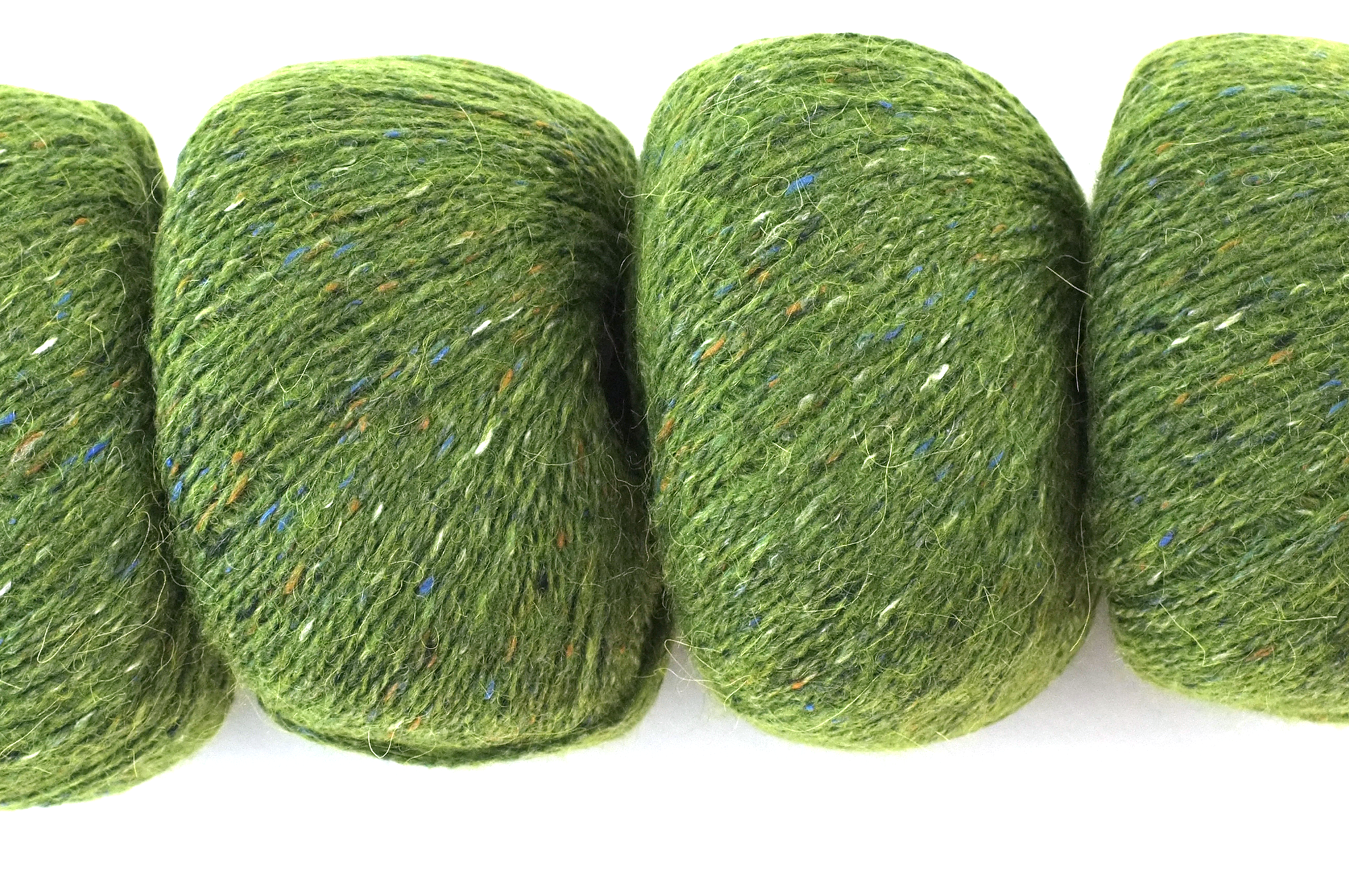 Rowan Felted Tweed Lotus Leaf 205, medium shade leafy green tweed by Red Beauty Textiles