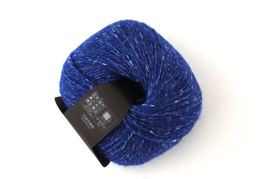 Rowan Felted Tweed Ultramarine 214, a deepsea ocean blue, merino, alpaca, viscose knitting yarn