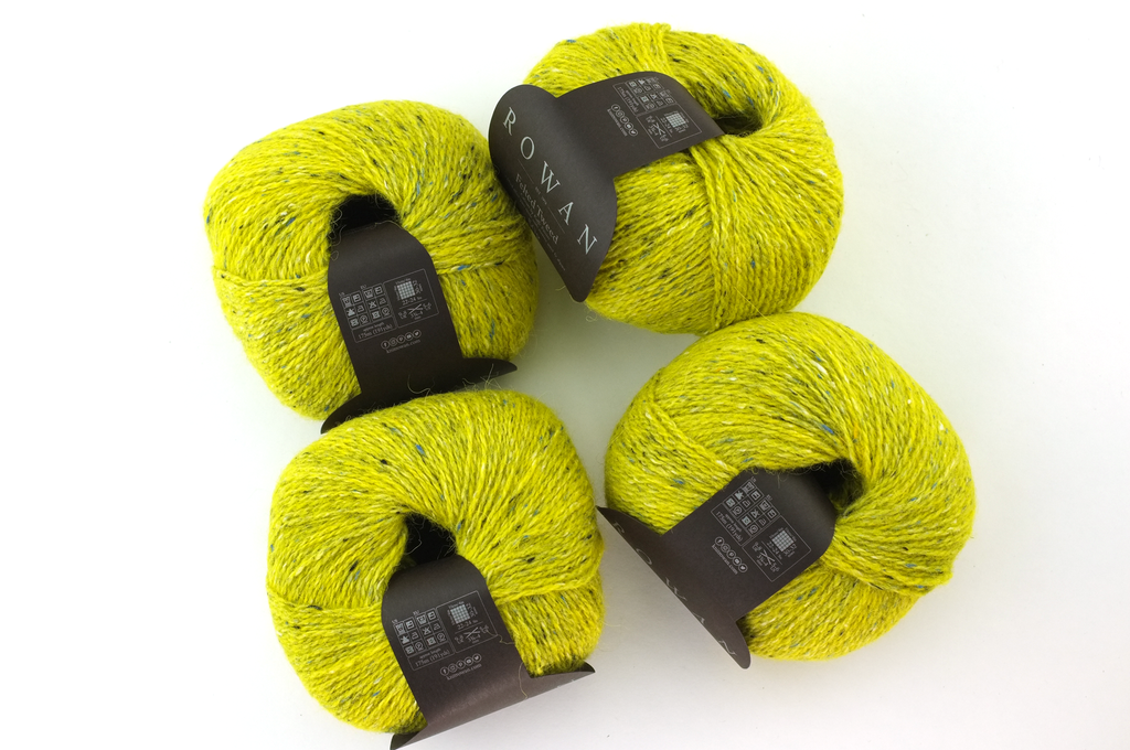 Rowan Felted Tweed Sulphur 220, medium yellow, merino, alpaca, viscose knitting yarn - Red Beauty Textiles