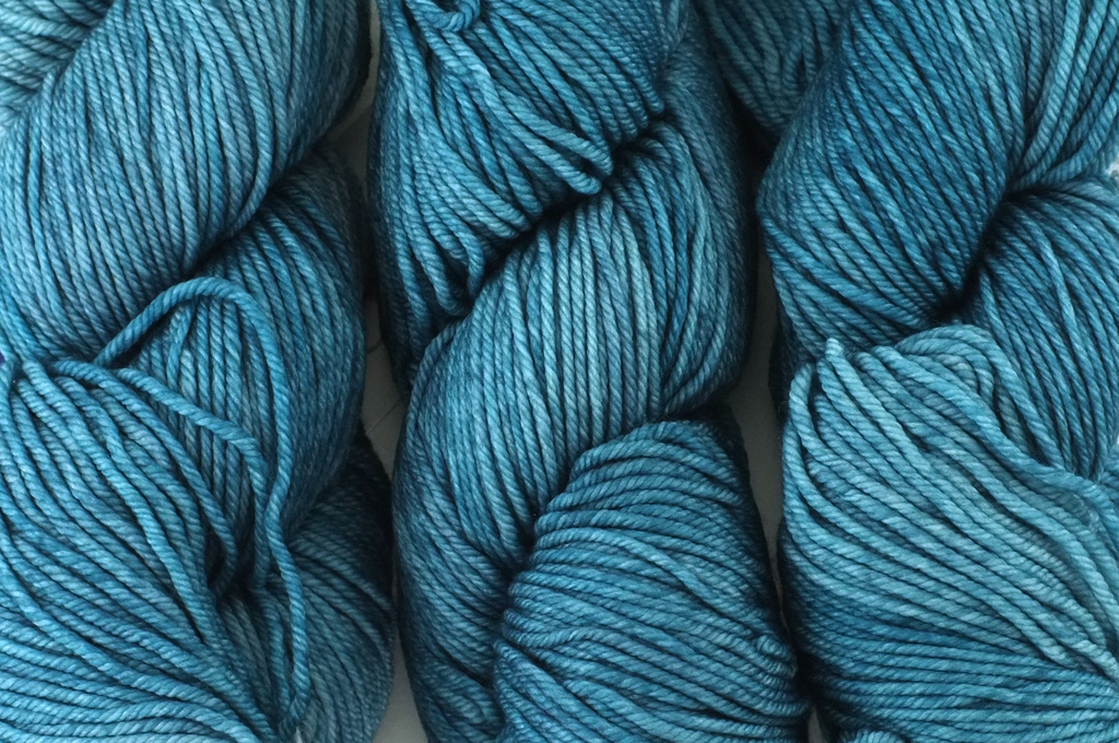 Malabrigo Rios in color Reflecting Pool, Merino Wool Worsted Weight Knitting Yarn, light indigo blue, #133 - Red Beauty Textiles