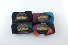 Noro Silk Garden Color 211, Silk Mohair Wool Aran Weight Knitting Yarn, magenta, teal, olive, black by Red Beauty Textiles