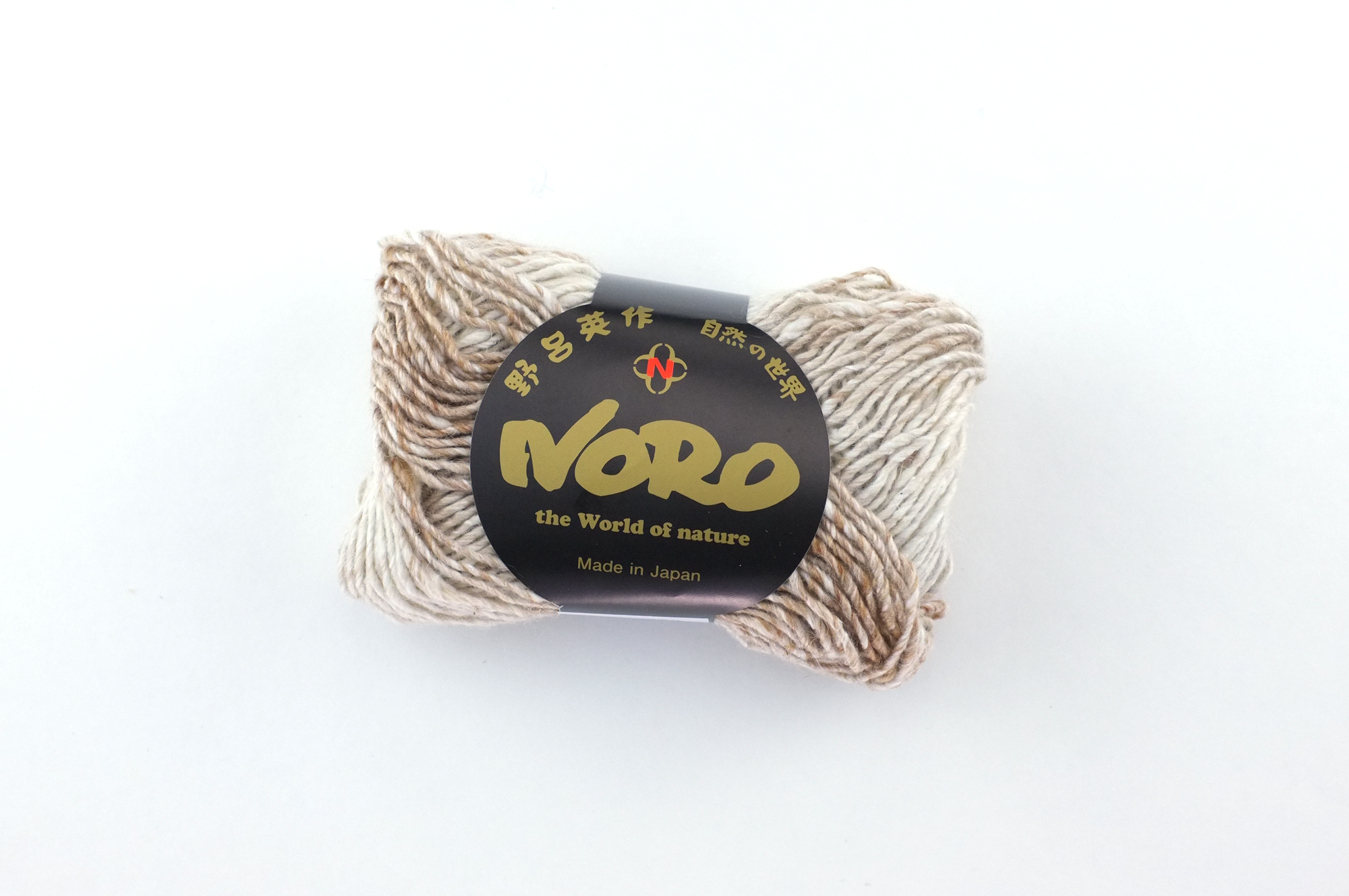 Noro Silk Garden Color 269, Silk Mohair Aran Weight Knitting Yarn, off white, pale tan by Red Beauty Textiles