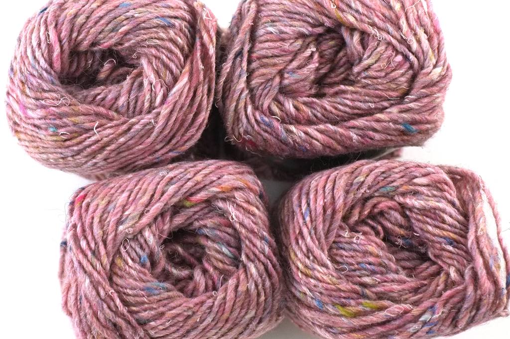 Noro Silk Garden Solo Color 40 Oyabe , Silk Mohair Wool Aran Weight Knitting Yarn, semi-solid, pink by Red Beauty Textiles