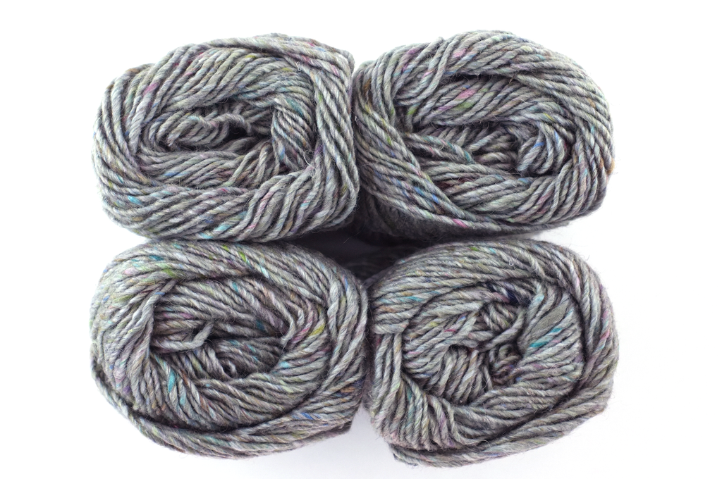 Noro Silk Garden Solo Color 68 Shiroi, Silk Mohair Wool Aran Weight Knitting Yarn, soft medium gray by Red Beauty Textiles