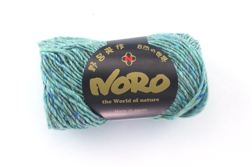 Noro Silk Garden Solo Color 89 Kōnan, Silk Mohair Wool Aran Weight Knitting Yarn, aqua - Red Beauty Textiles